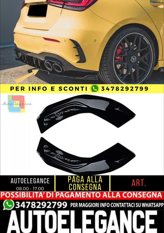 😎DIFFUSORE GREMBIULE ADATTE PER MERCEDES W177 A35 + A45😎