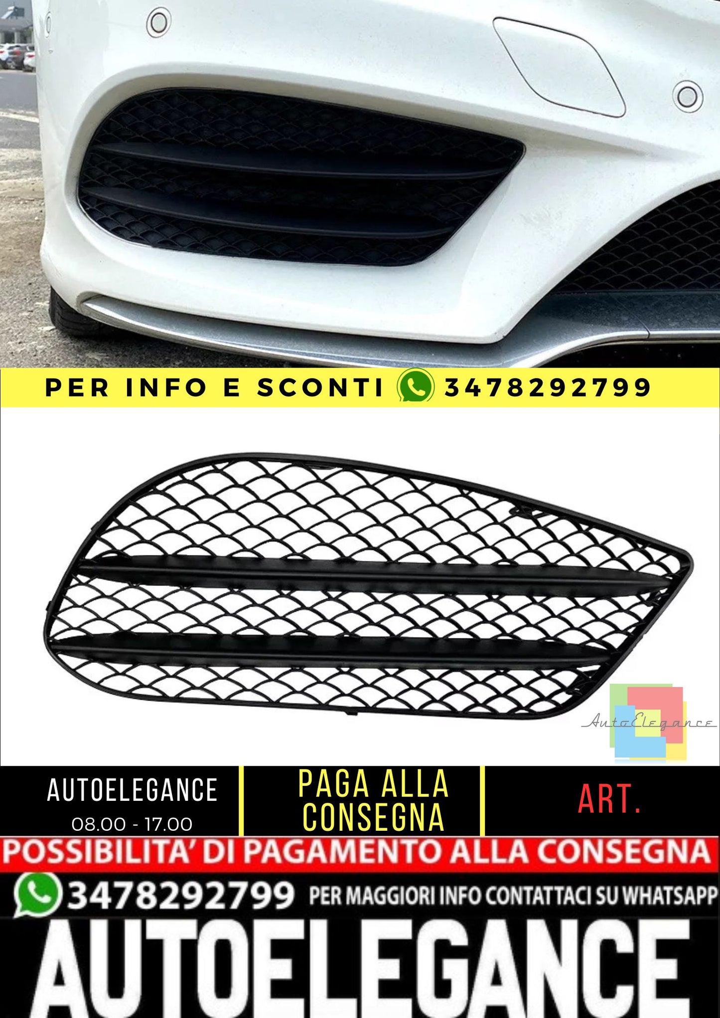 😍GRIGLIA NSW FINLANDESE ADATTA PER MERCEDES A207 C207 CLASSE E 😍