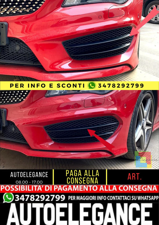 😍GRIGLIA NSW PINNE ADATTA PER MERCEDES C117 X117 CLA😍