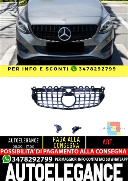 😎Griglia compatibile con Mercedes-Benz w247 classe B 2020 nero lucido😎