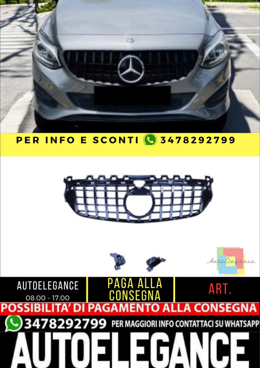 😎Griglia compatibile con Mercedes-Benz w247 classe B 2020 nero lucido😎