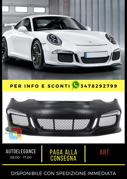 💎Front Bumper Fit For Porsche 911 997 2005-2012 Conversion To 991 GT3