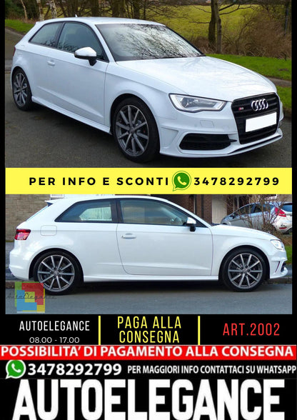 🤍S3 STYLE SIDE SKIRTS FOR AUDI A3 8V 3 DOORS (from 2013)🤍