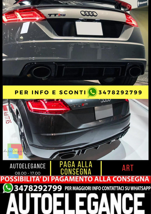 🤩DIFFUSER SUITABLE FOR AUDI TT 8S S-LINE (2013-2016) TT STYLE🤩