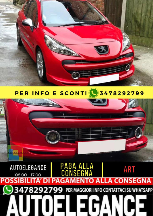 😍SPLITTER KIT SUITABLE FOR PEUGEOT 207 (2006-2009)😍