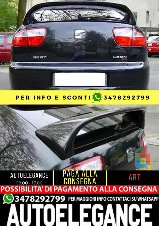 😎KIT SPOILER ADATTO PER SEAT LEON 1M😎