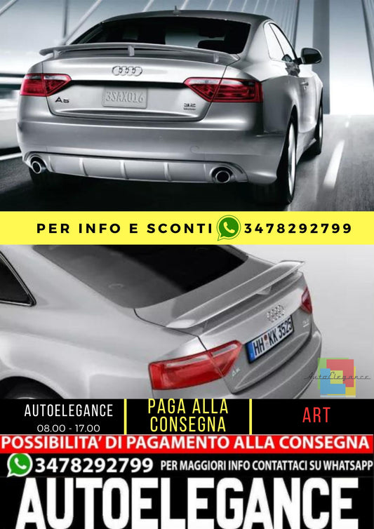 💯KIT SPOILER ADATTO PER AUDI A5 8T COUPE( 2007-2016 )💯