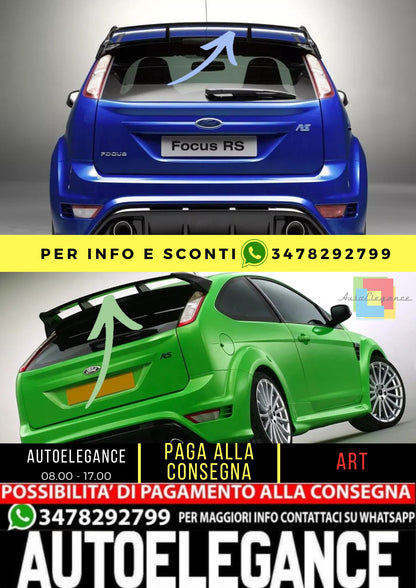 🔥KIT  SPOILER FORD FOCUS 2 STYLE RS ( 2004-2010 )🔥