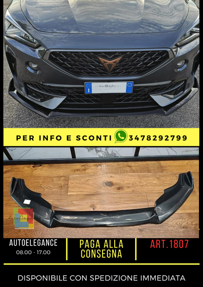 ✨SPLITTER SUITABLE FOR CUPRA FORMENTOR 2020+ RS GLOSSY BLACK✨