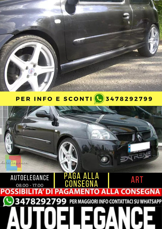 😎KIT MINIGONNE ADATTO PER RENAULT CLIO 2 ( 1998-2005 )😎