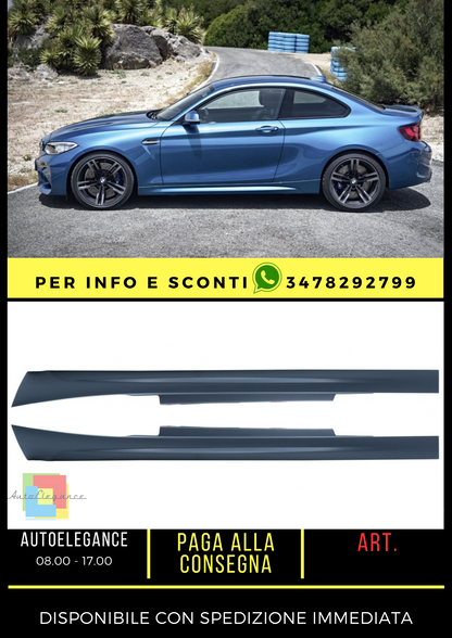 ✨SKIRT SUITABLE FOR BMW 2 SERIES F22 Coupe F23 Cabrio (2014-2017) M2 LOOK✨