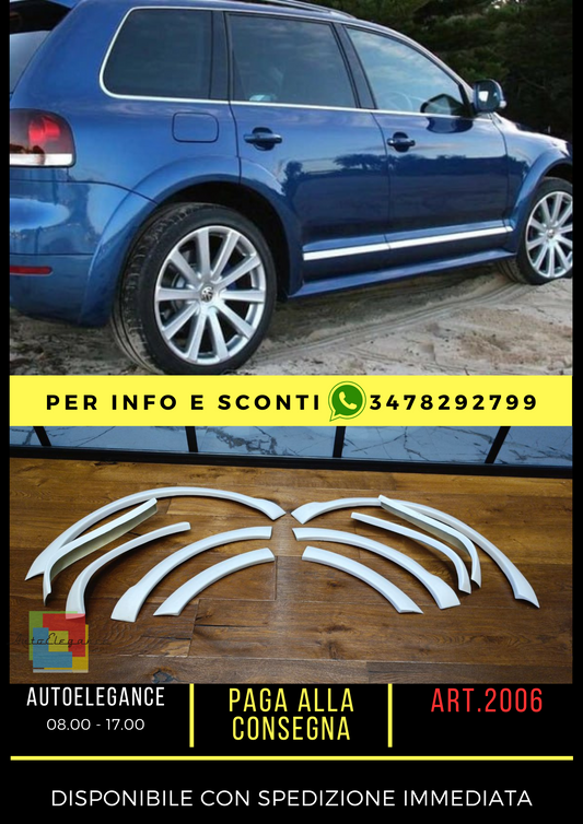 💎EXTENDED FENDERS SUITABLE FOR VW TOUAREG 2006-2010 LOOK R50 RAW💎