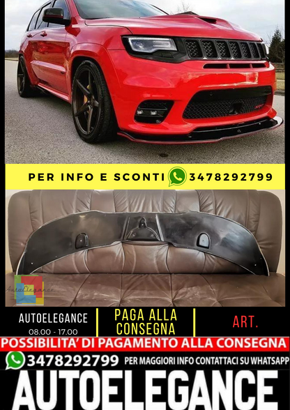 💎Splitter anteriore adatto Jeep Grand Cherokee SRT 17-2021💎