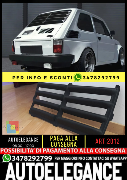 💎GRIGLIA LUNOTTO ADATTO PER FIAT 126 LOOK TUNING GREZZO💎
