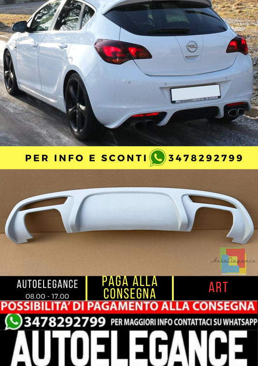 💥KIT DIFFUSORE ADATTO PER OPEL ASTRA J 5 PUERTAS ( 2009-2012 )💥