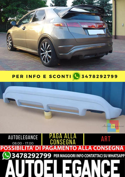 😍KIT DIFFUSORE ADATTO PER HONDA CIVIC ( 2006 - 2010 )😍