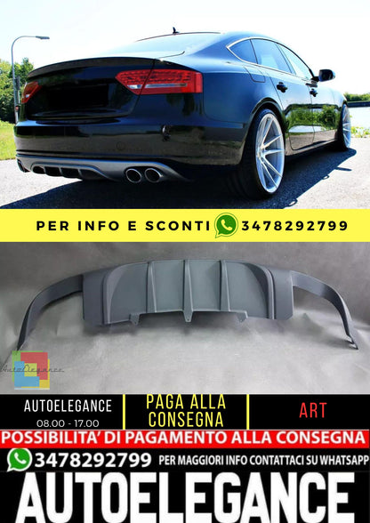 😎KIT DIFFUSORE ADATTO PER AUDI A5 SPORTBACK ( 2009-2011 )😎