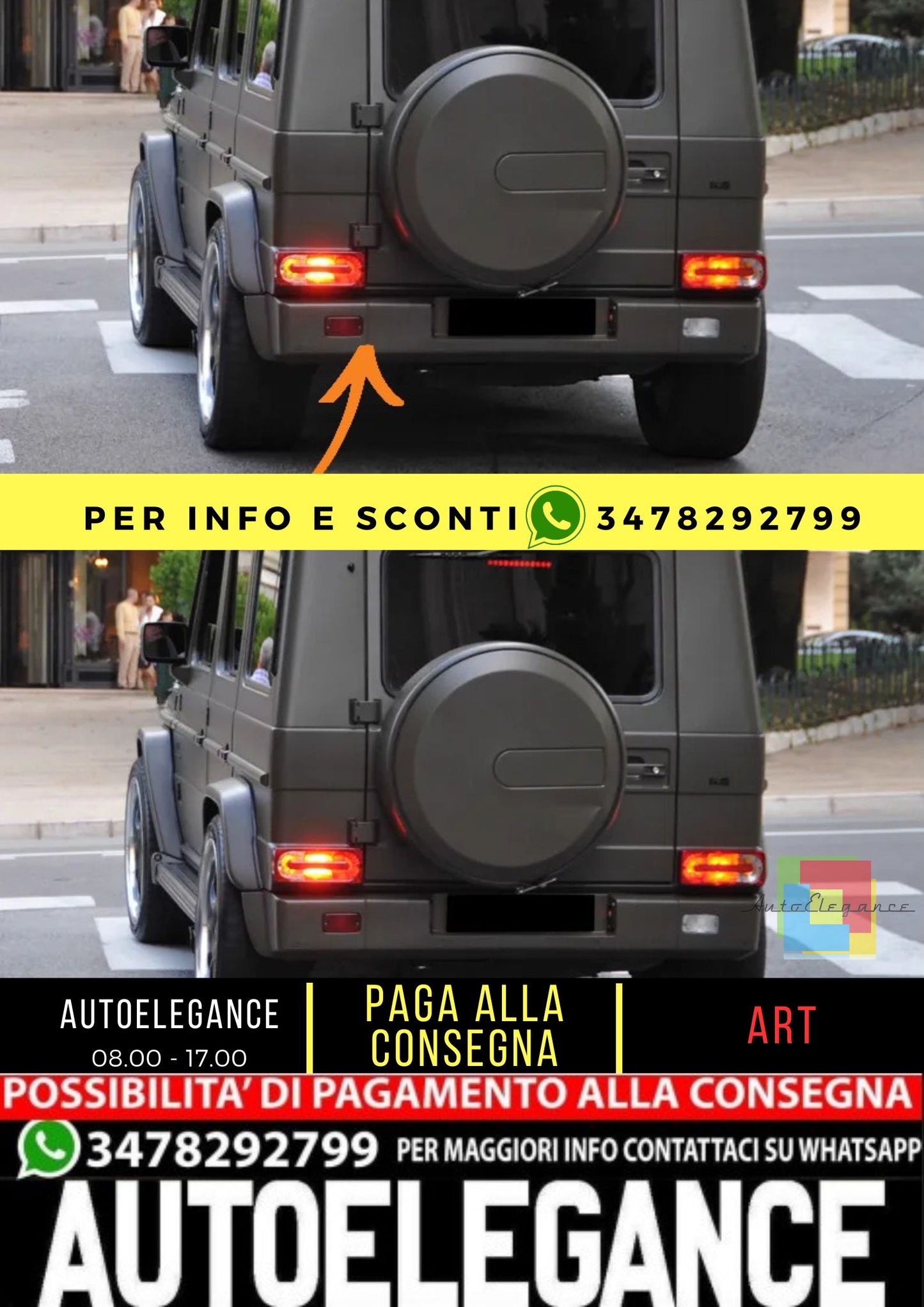 ✨PARAURTI POSTERIORE ADATTO PER MERCEDES CLASSE G W463✨