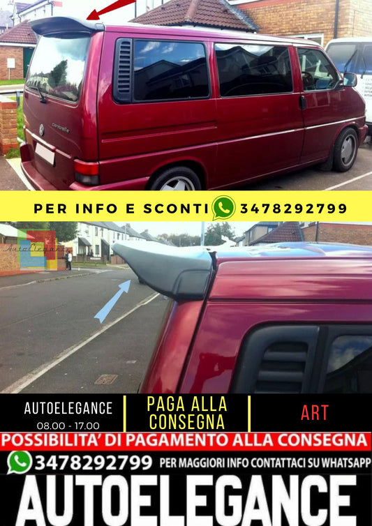 💯KIT SPOILER ADATTO PER  VW T4 TRANSPORTER CARAVELLE ( 1990-2003 )💯