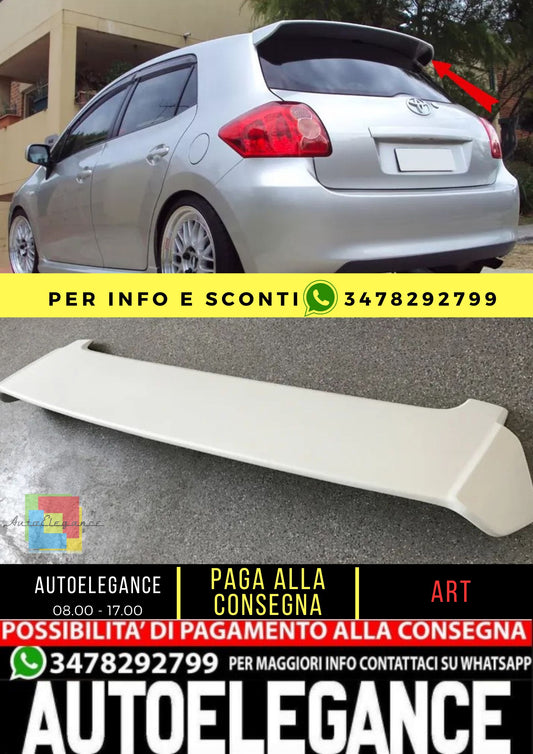 💥KIT SPOILER ADATTO PER TOYOTA AURIS( 2006-2013 )💥