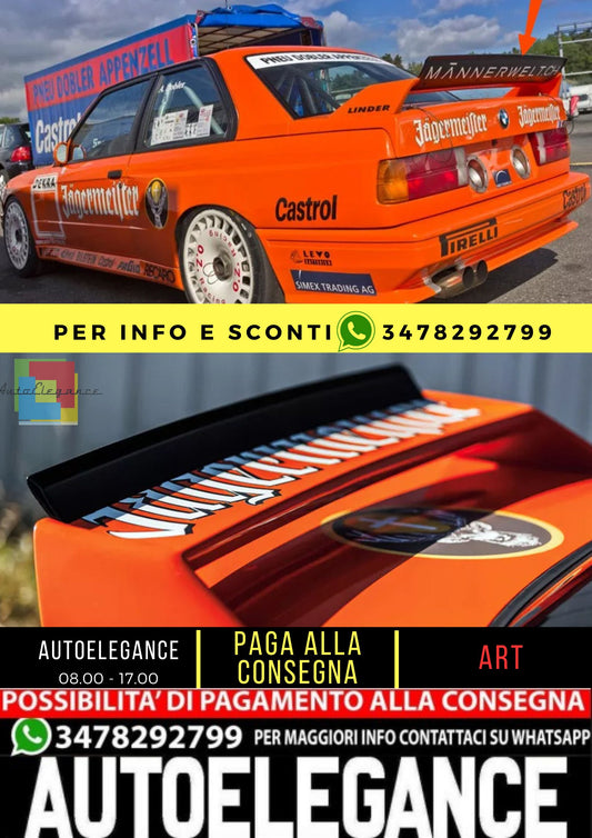 😎KIT SPOILER ADATTO PER BMW SERIE 3 E30 M3 EVO STILE😎