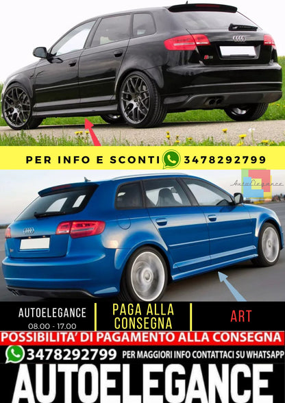 😎KIT MINIGONNE ADATTO PER AUDI A3 8P😎