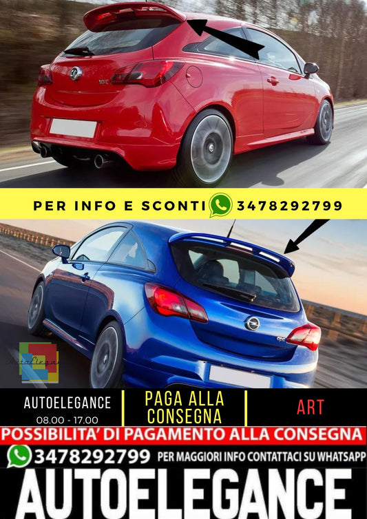 🚀KIT SPOILER ADATTO PER OPEL CORSA E🚀