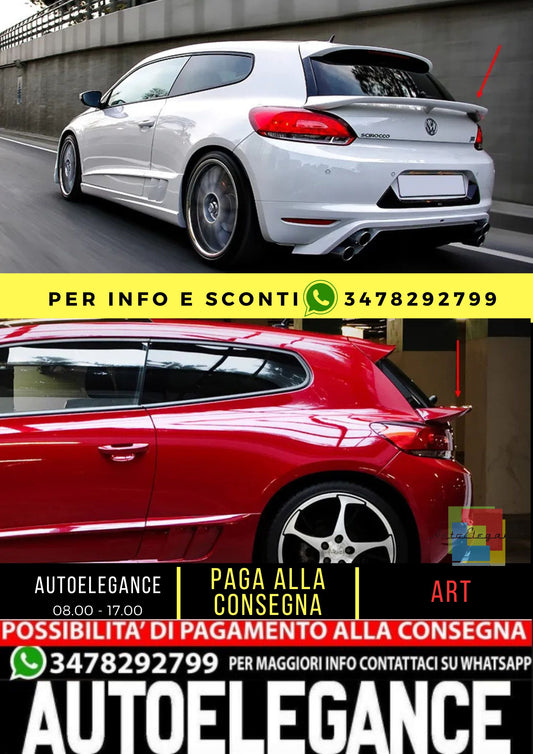 🔥KIT SPOILER ADATTO PER VW SCIROCCO🔥