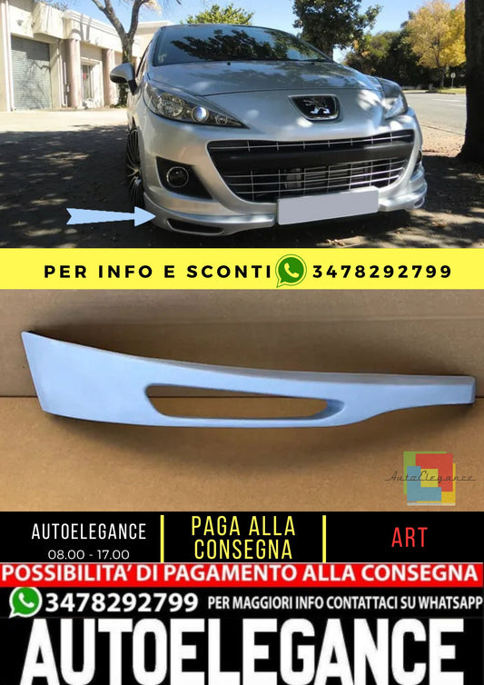 🤩SOTTOPARAURTI ANTERIORE ADATTO PER PEUGEOT 207 RESTYLING ( 2009-2012 )🤩