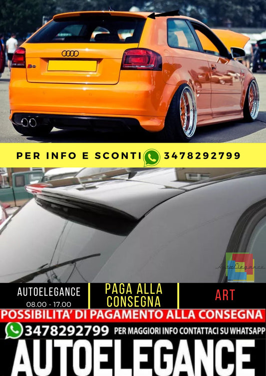 🤩KIT SPOILER ADATTO PER AUDI A3 8P 3 PORTE🤩
