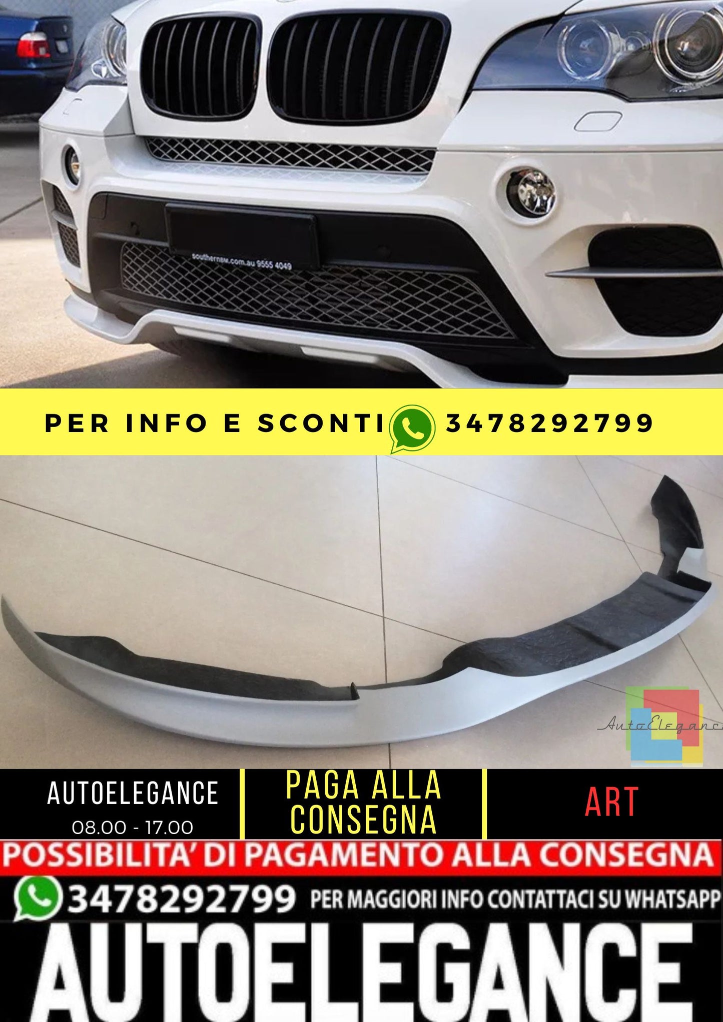🤩KIT PARAURTI ADATTO PER BMW X5 E70 LCI🤩