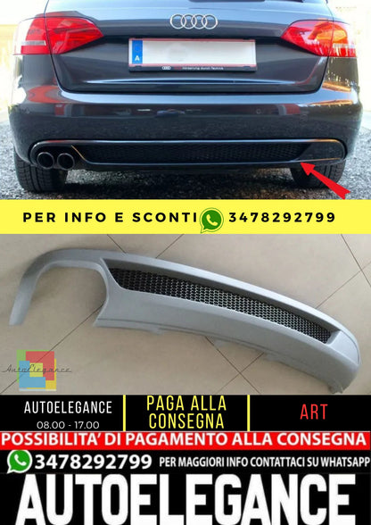 ✨PARAURTI POSTERIORE ADATTO PER AUDI A4 B8 8K (2011 - 2015)✨