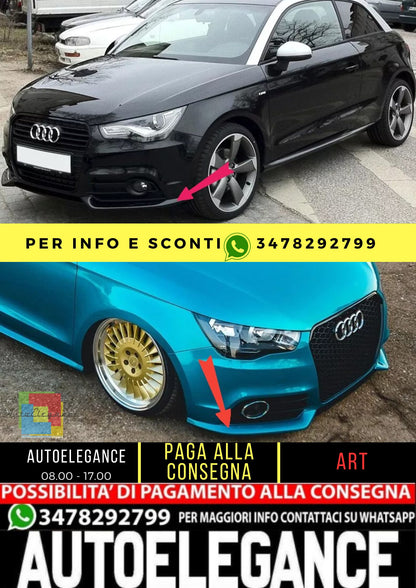 😎KIT SPLITTER ADATTO PER AUDI A1😎