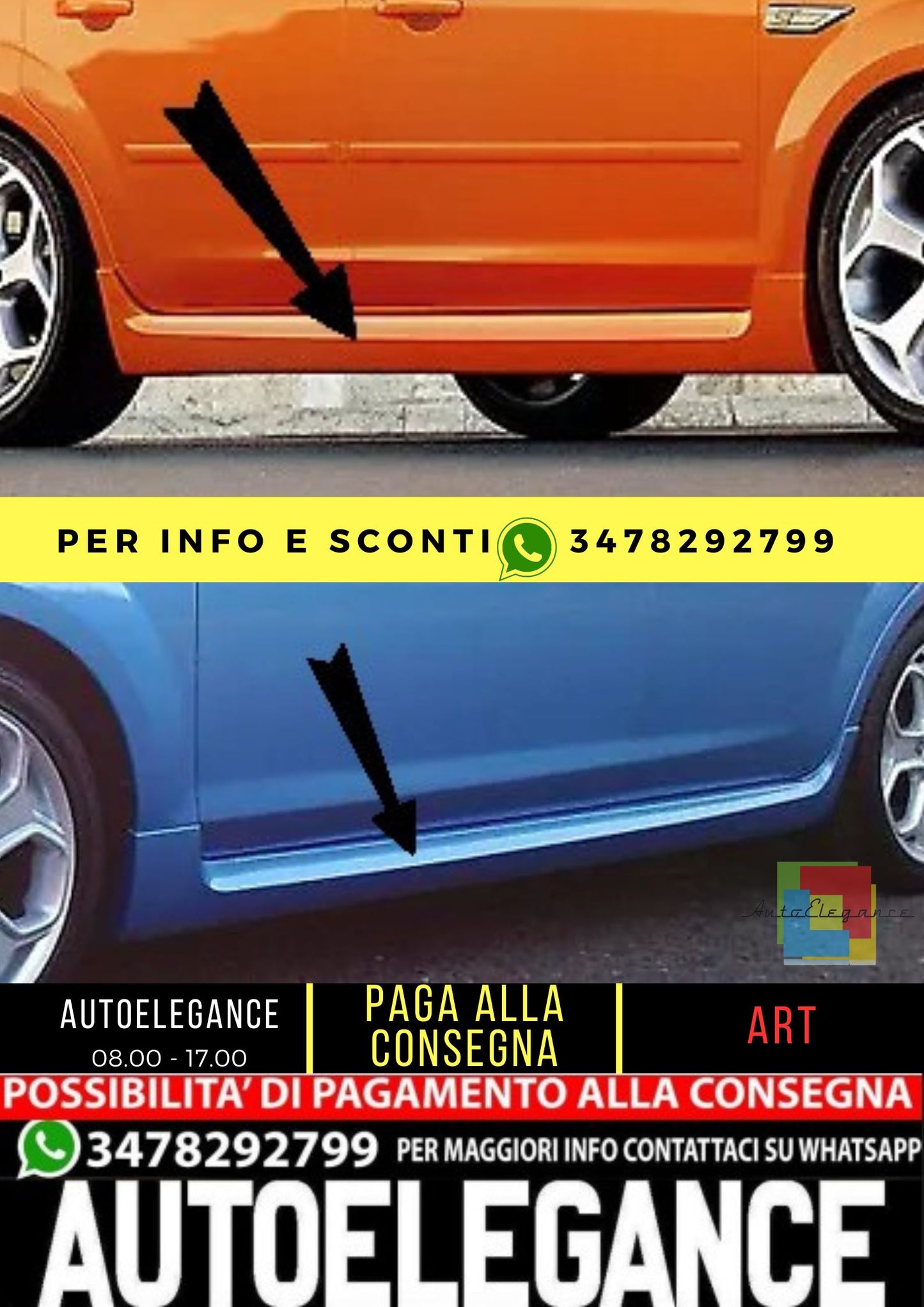 🧡KIT MINIGONNE ADATTO PER FORD FOCUS C-MAX🧡