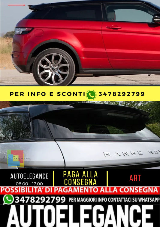 💯KIT SPOILER ADATTO PER RANGE ROVER EVOQUE LOOK DINAMICO💯