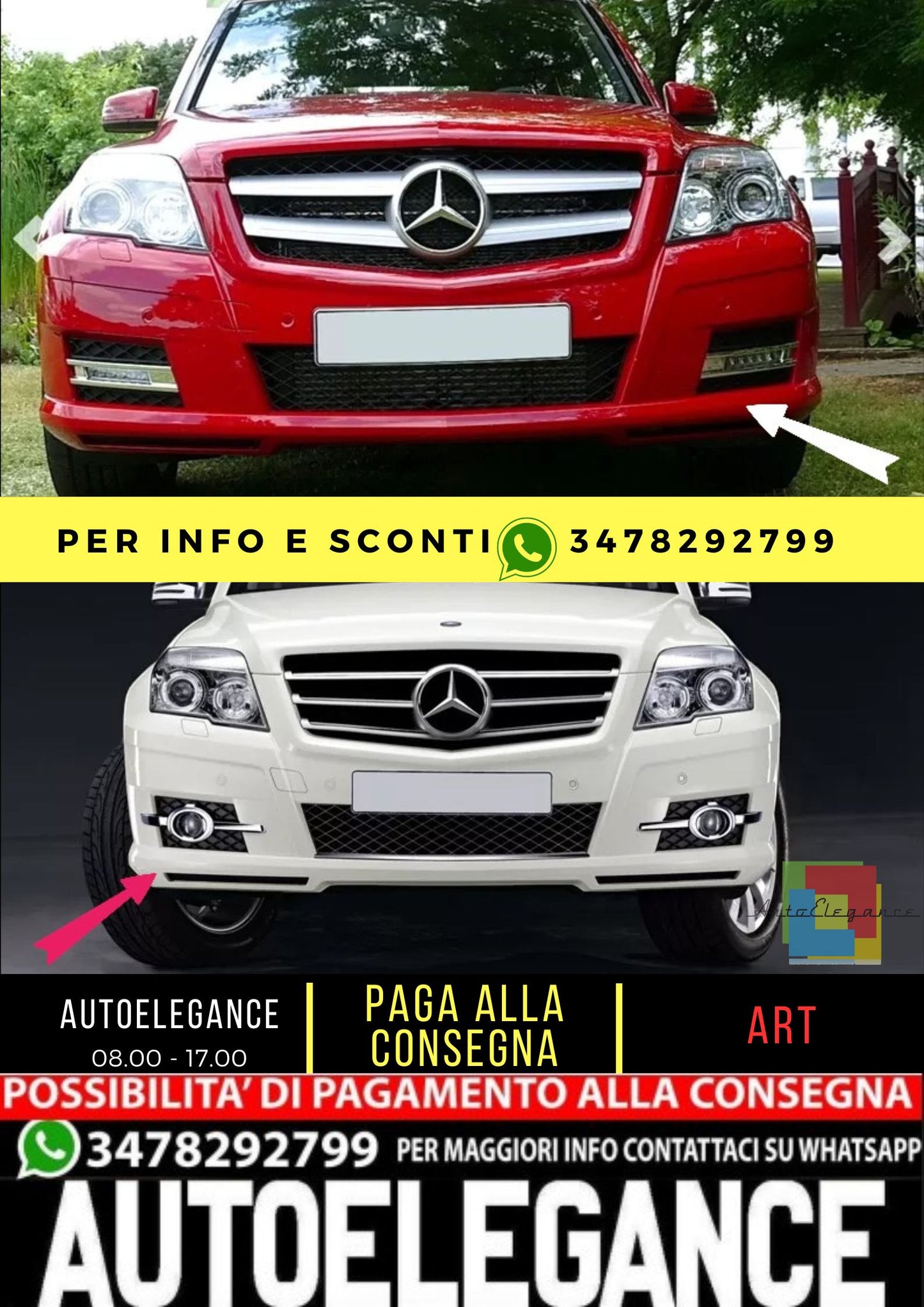 😎BUMPER KIT SUITABLE FOR MERCEDES GLK CLASS X204😎