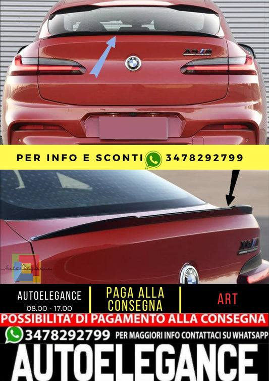 💖KIT SPOILER ADATTO PER BMW X4 G02💖