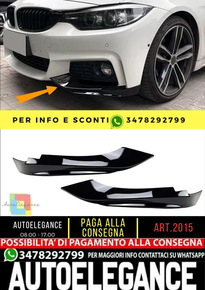 KIT SPLITTER ADATTO PER  BMW serie 4 F32 F33 F36
