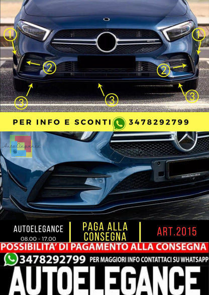 🖤KIT AERO FLAPS ADATTO PER Mercedes W177 AMG-Line🖤