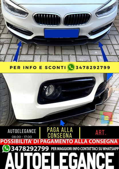 😎KIT SPLITTER ADATTO PER  BMW Série 1 F20 F21 LCI😎