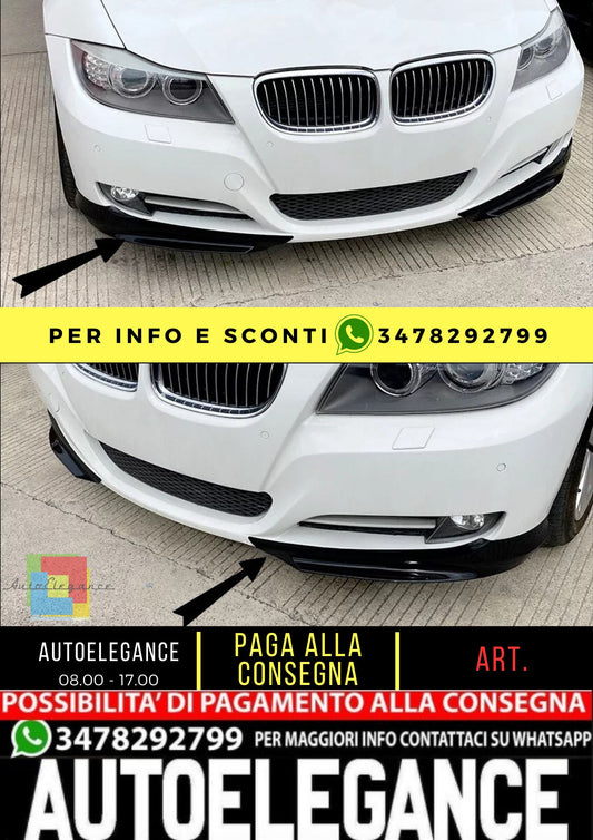🤍KIT SPLITTER ADATTO PER BMW Serie 3 E90 E91 LCI🤍