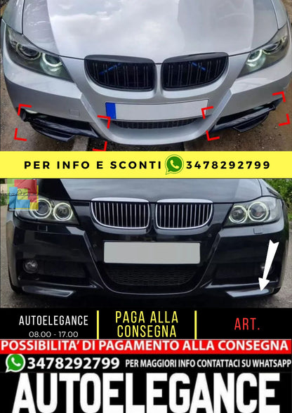 KIT SPLITTER ADATTO PER BMW serie 3 E90 E91 pre-LCI