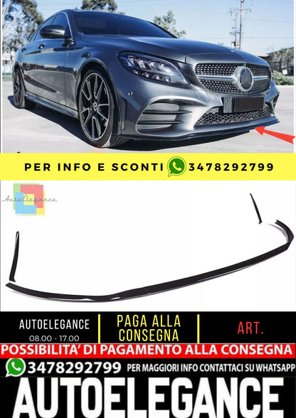 SPLITTER ADATTO PER Mercedes W205 AMG-Line Facelift 2018-2021