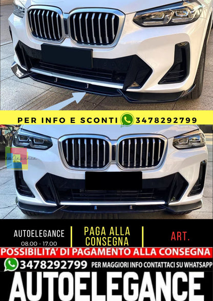 🌟SPLITTER ADATTO PER BMW X3 G01 LCI (Facelift)🌟