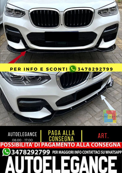 🤩SPLITTER ADATTO PER BMW X3 G01 X4 G02 pre-LCI🤩