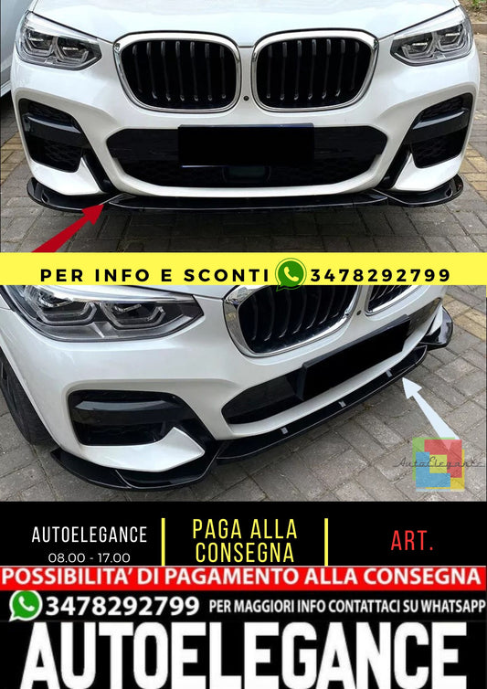 🤩SPLITTER ADATTO PER BMW X3 G01 X4 G02 pre-LCI🤩