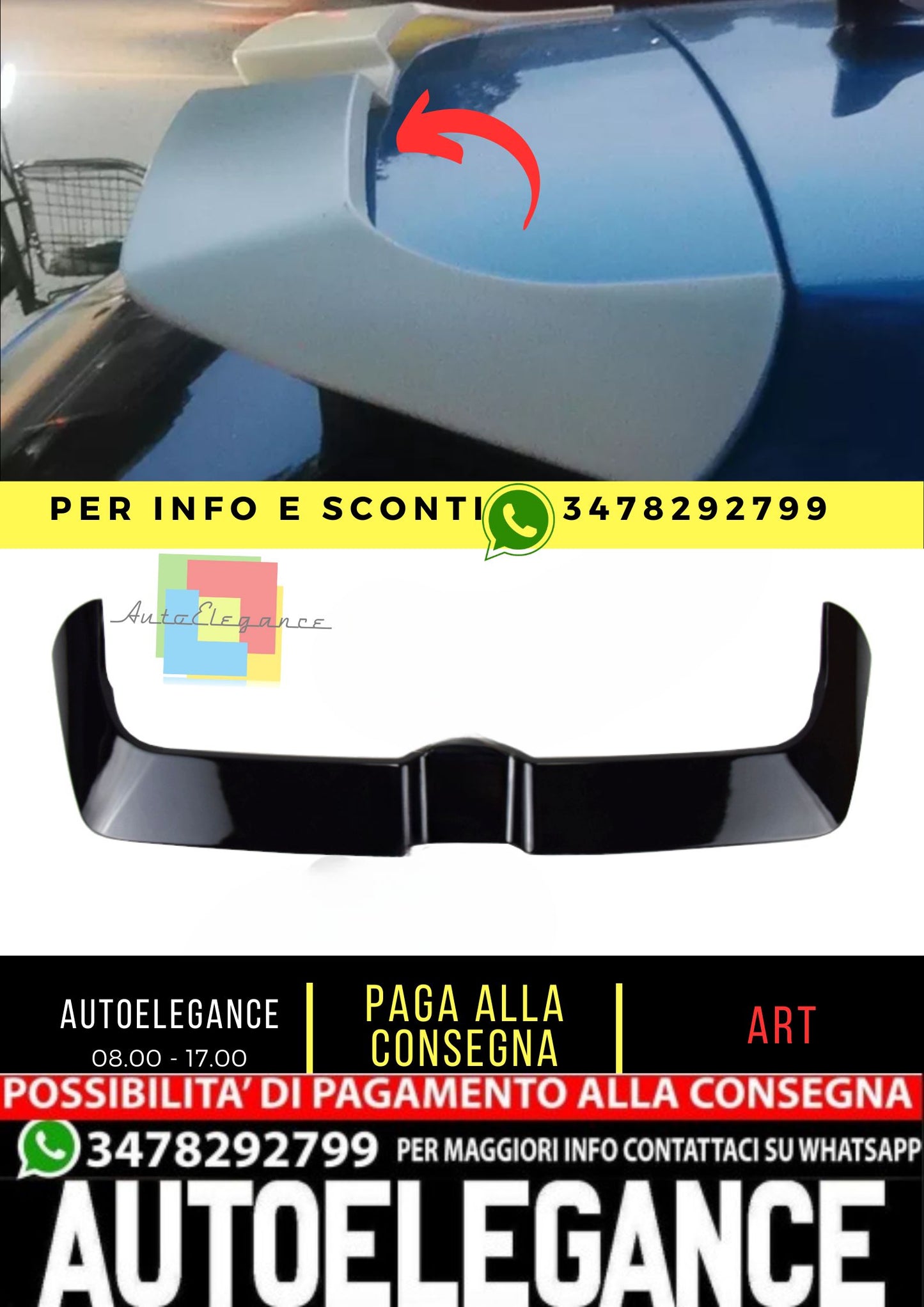 💎 SPOILER adatto per Audi A3 8Y 2020+