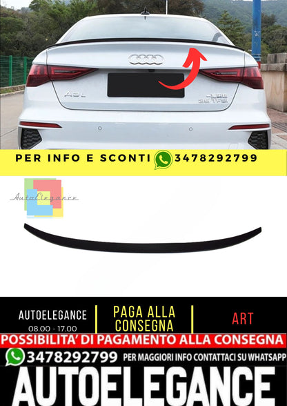 💎 SPOILER adatto per Audi A3 8Y 2020+ Sedan