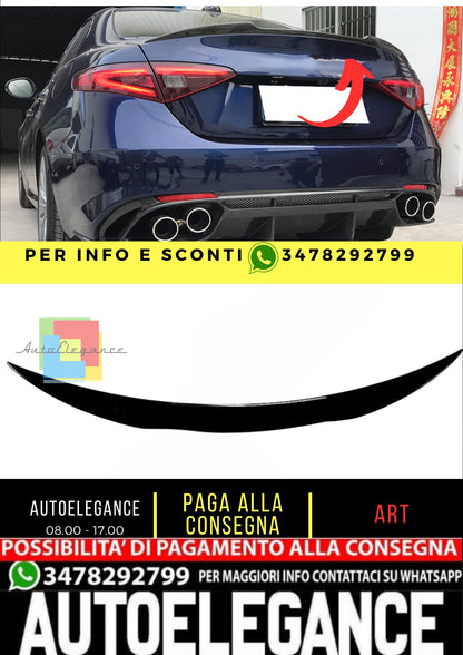 💎 SPOILER adatto per Alfa Romeo Giulia 2015+