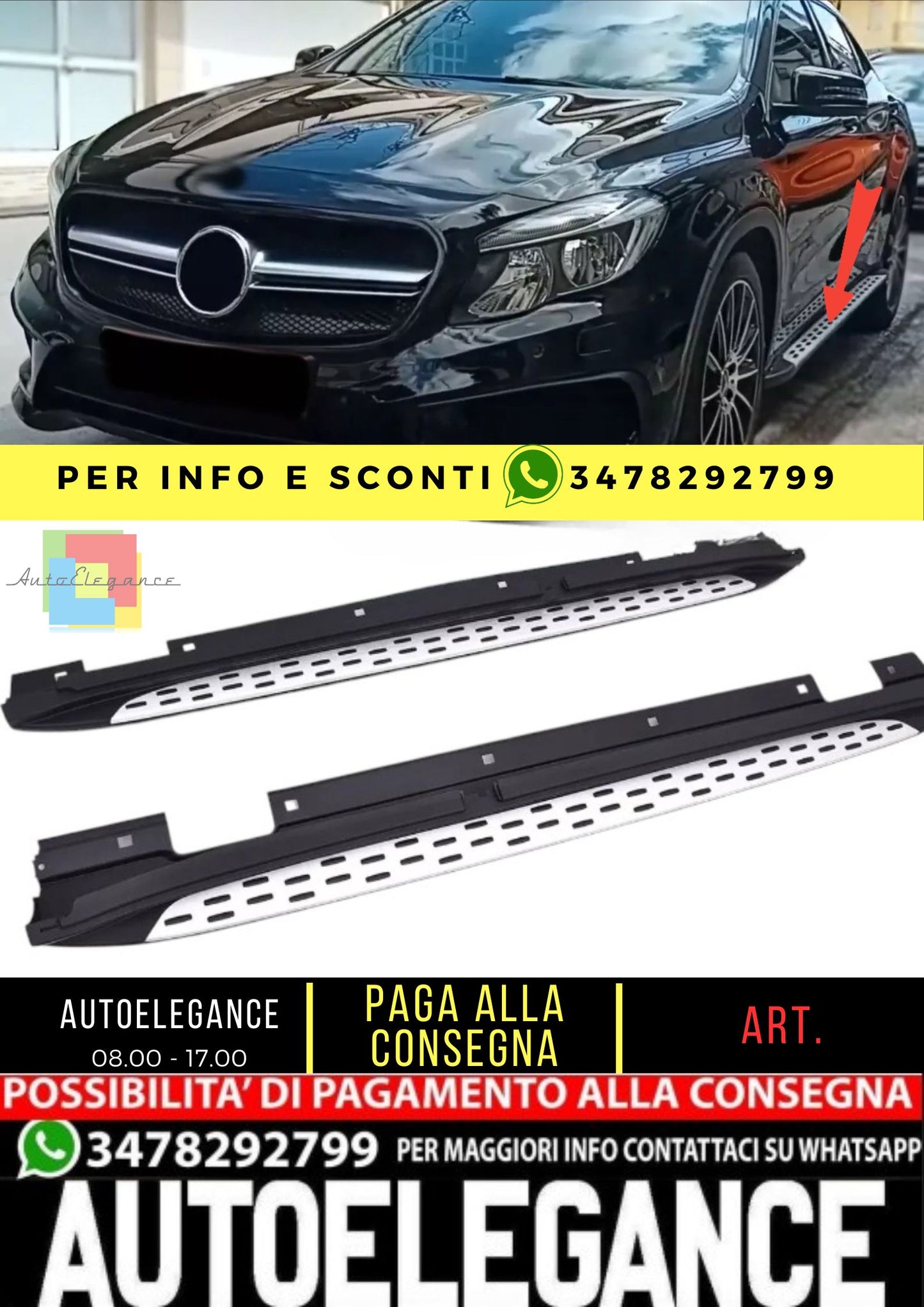 🌻Pedane adatto per   Mercedes X156 GLA 🌻